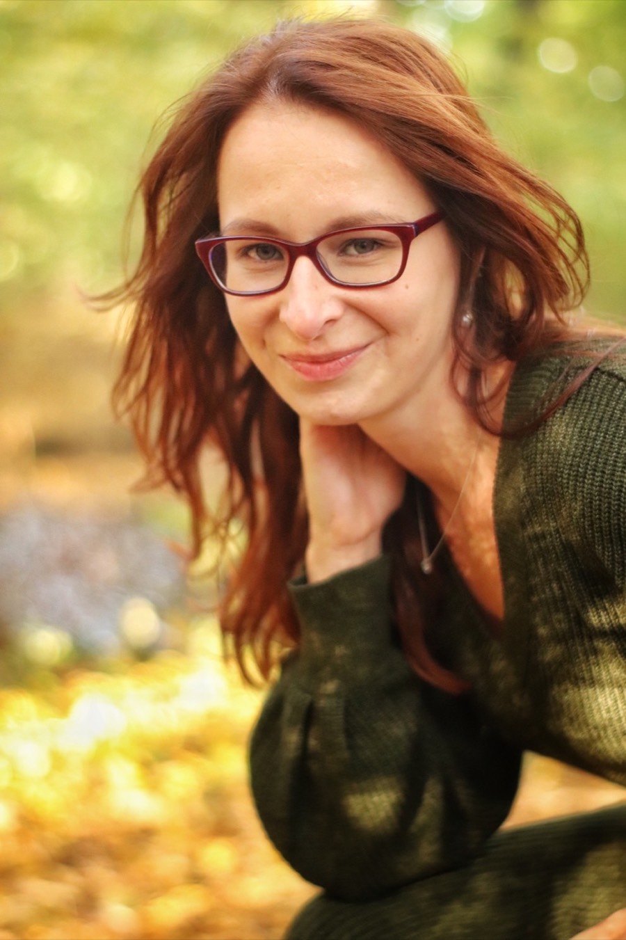 Klaudia Adamiec begleitet eine Zeremonie